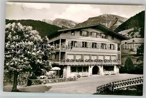 AK / Ansichtskarte Steibis Alpengasthof Hochgrat Kastanienbaum Allgaeuer Alpen Kat. Oberstaufen