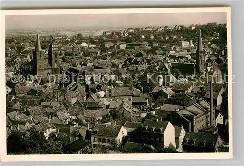 AK / Ansichtskarte Neustadt Haardt Stadtzentrum mit Kirchen Kat. Neustadt an der Weinstr.