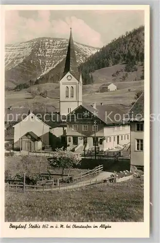 AK / Ansichtskarte Steibis Kirche des Bergdorfs Hochgrat Allgaeuer Alpen Kat. Oberstaufen