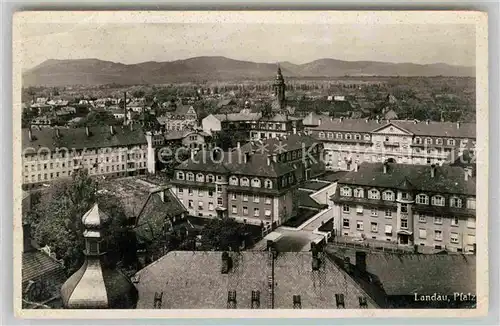 AK / Ansichtskarte Landau Pfalz Panorama Blick ueber die Stadt Kat. Landau in der Pfalz