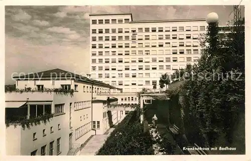 AK / Ansichtskarte Schwaebisch Hall Ev Diakonissenanstalt Krankenhaus mit Badhaus Kat. Schwaebisch Hall