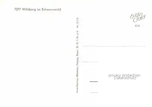 AK / Ansichtskarte Wildberg Schwarzwald Fliegeraufnahme Kat. Wildberg