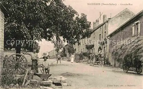 AK / Ansichtskarte Maizieres Haute Saone Grande Rue Kat. Maizieres