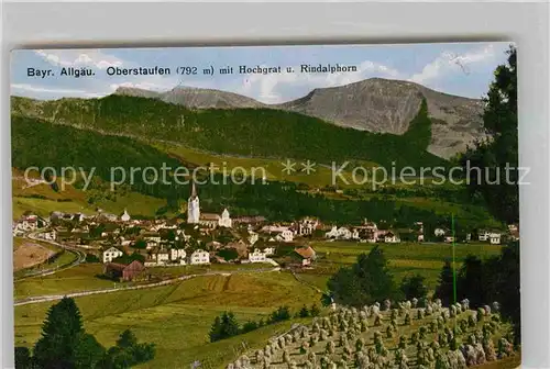 AK / Ansichtskarte Oberstaufen Hochgrat Rindalphorn Kat. Oberstaufen