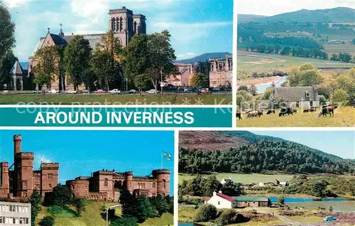 AK / Ansichtskarte Inverness Highland Cathedral Castle Muir of Ord Avie Lochan Kat. Highland