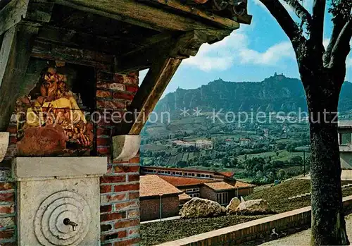 AK / Ansichtskarte San Marino Repubblica Panorama del Monte Titano