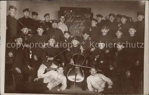 AK / Ansichtskarte Regiment IR 082 Infanterie Musikanten Armee Orchester WK1