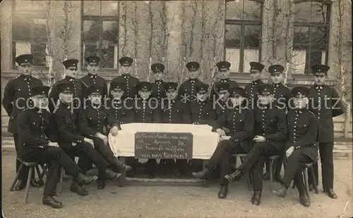 AK / Ansichtskarte Militaria WK1 Polizei Schule Eichstaett Kat. WK1