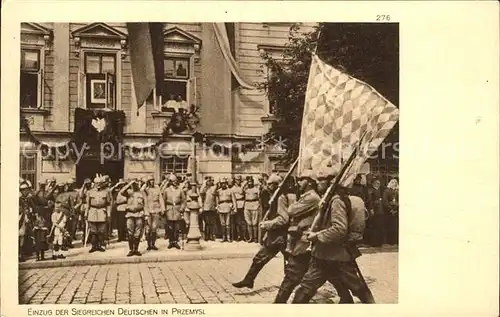 AK / Ansichtskarte Militaria WK1 Einzug der Siegreichen deutschen in Przemysl  Kat. WK1