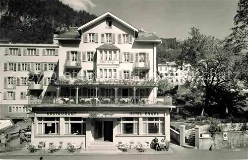 AK / Ansichtskarte Engelberg OW Hotel Restaurant Engel Kat. Engelberg