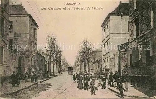 AK / Ansichtskarte Charleville Mezieres Les Casernes et le Faubourg de Flandre Kat. Charleville Mezieres