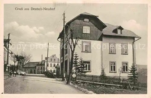 AK / Ansichtskarte Neudorf Erzgebirge Strassenpartie Kat. Oberwiesenthal