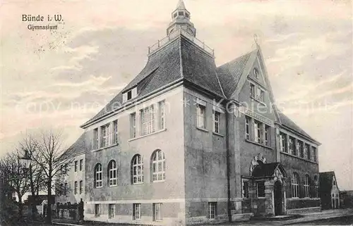 AK / Ansichtskarte Buende Westfalen Gymnasium