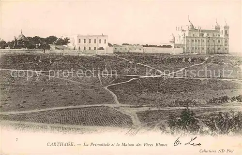 AK / Ansichtskarte Carthage Karthago Primatiale Maison Peres Blanes Kat. Tunis