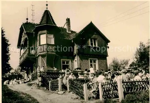 AK / Ansichtskarte Steina Pulsnitz Schwedenstein Terrasse Kat. Steina Pulsnitz