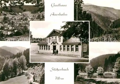 AK / Ansichtskarte Stuetzerbach Gasthaus Auerhahn  Kat. Stuetzerbach