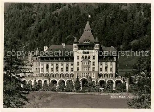 AK / Ansichtskarte Pontresina Palace Hotel  Kat. Pontresina