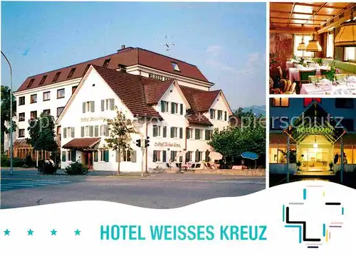 AK / Ansichtskarte Altenstadt Feldkirch Hotel Weisses Kreuz 
