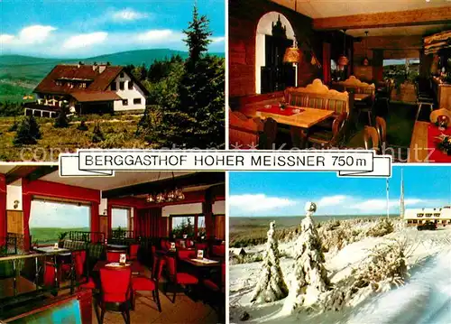 AK / Ansichtskarte Hessisch Lichtenau Berggasthof Hoher Meissner  Kat. Hessisch Lichtenau