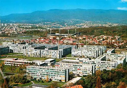 AK / Ansichtskarte Zagreb Fliegeraufnahme Kat. Zagreb