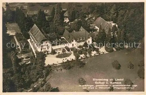 AK / Ansichtskarte Liestal Fliegeraufnahme Solbad Kurhaus Kat. Liestal