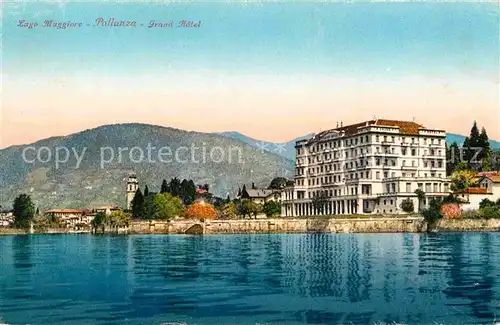 AK / Ansichtskarte Pallanza Grand  Hotel Kat. Italien