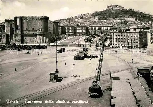 AK / Ansichtskarte Napoli Neapel Panorama de la Station Maritime Kat. Napoli