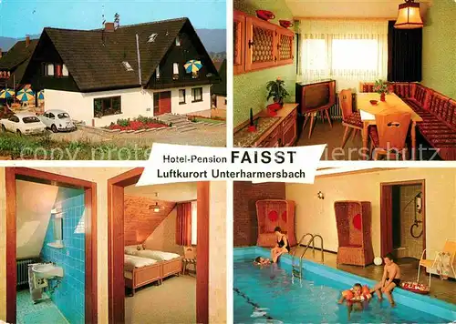 AK / Ansichtskarte Unterharmersbach Hotel Pension Faisst Kat. Zell am Harmersbach