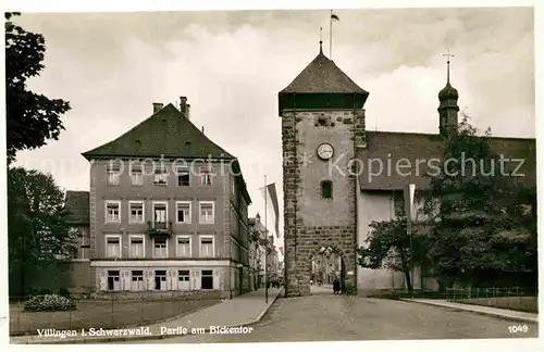 AK / Ansichtskarte Villingen Schwenningen Partie Bickentor Kat. Villingen Schwenningen