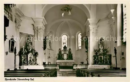 AK / Ansichtskarte Taennesberg Pfarrkirche Altar Kat. Taennesberg
