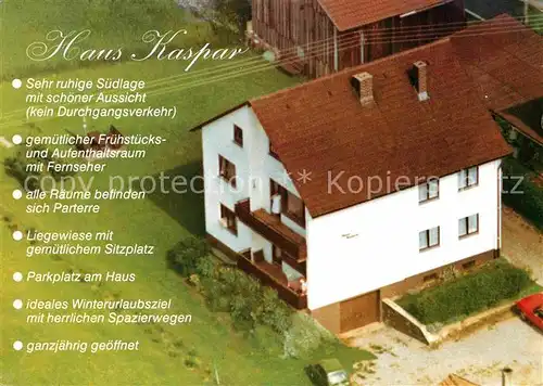 AK / Ansichtskarte Duerrheim Bad Haus Kaspar Antwortkarte Kat. Bad Duerrheim