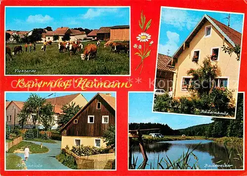 AK / Ansichtskarte Friedersreuth Bauernhof Neumann Badeweiher Ferienhaus Bauernhaus Kat. Pressath
