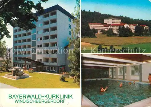 AK / Ansichtskarte Windischbergerdorf Bayerwald Klinik Schwimmbad Kat. Cham