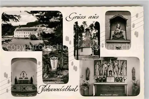 AK / Ansichtskarte Johannisthal Windischeschenbach Exerzitienhaus Waldkapelle Altar Hauskapelle Altar