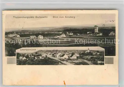 AK / Ansichtskarte Grafenwoehr Truppenuebungsplatz Blick auf Lager