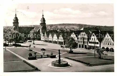 AK / Ansichtskarte Freudenstadt Marktplatz Evangelische Kirche  Kat. Freudenstadt