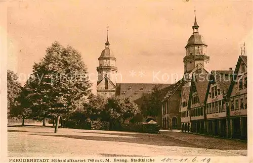 AK / Ansichtskarte Freudenstadt Evangelische Kirche Kat. Freudenstadt