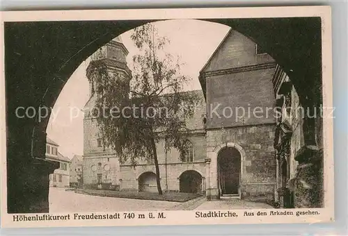 AK / Ansichtskarte Freudenstadt Stadtkirche Kat. Freudenstadt