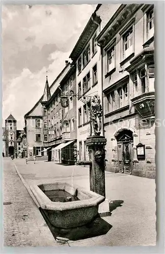 AK / Ansichtskarte Villingen Schwenningen Obere Strasse Narrobrunnen Kat. Villingen Schwenningen