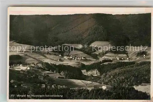 AK / Ansichtskarte Huzenbach Panorama Murgtal Kat. Baiersbronn