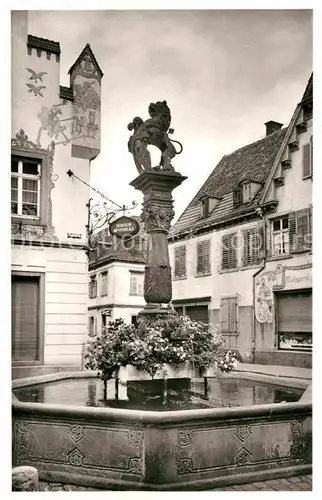 AK / Ansichtskarte Offenburg Fischmarktbrunnen Kat. Offenburg