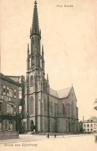 AK / Ansichtskarte Offenburg Protestantische Kirche Kat. Offenburg