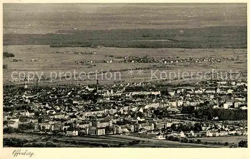 AK / Ansichtskarte Offenburg Fliegeraufnahme Kat. Offenburg