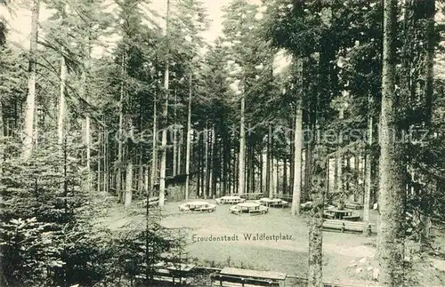 AK / Ansichtskarte Freudenstadt Waldfestplatz im Schwarzwald Kat. Freudenstadt