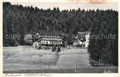 AK / Ansichtskarte Freudenstadt Waldhotel Stokinger Hoehenluftkurort im Schwarzwald Kat. Freudenstadt