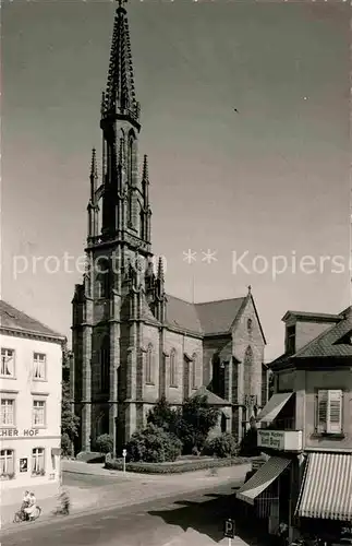 AK / Ansichtskarte Offenburg Evangelische Kirche Kat. Offenburg