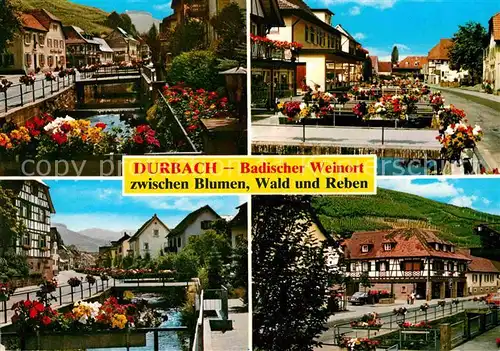 AK / Ansichtskarte Durbach Teilansichten Badischer Weinort Kat. Durbach Schwarzwald