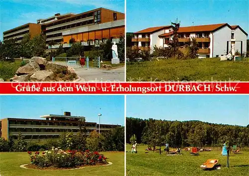 AK / Ansichtskarte Durbach Staufenburg Klinik Kat. Durbach Schwarzwald