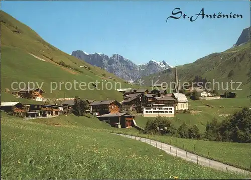 AK / Ansichtskarte St Antoenien GR mit Schijenflue / St Antoenien /Bz. Praettigau-Davos