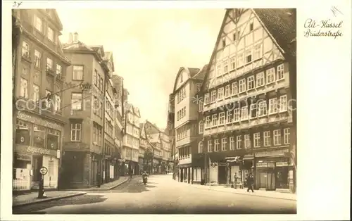 AK / Ansichtskarte Alt Kassel Bruderstrasse Serie Alt Kassel Nr 34